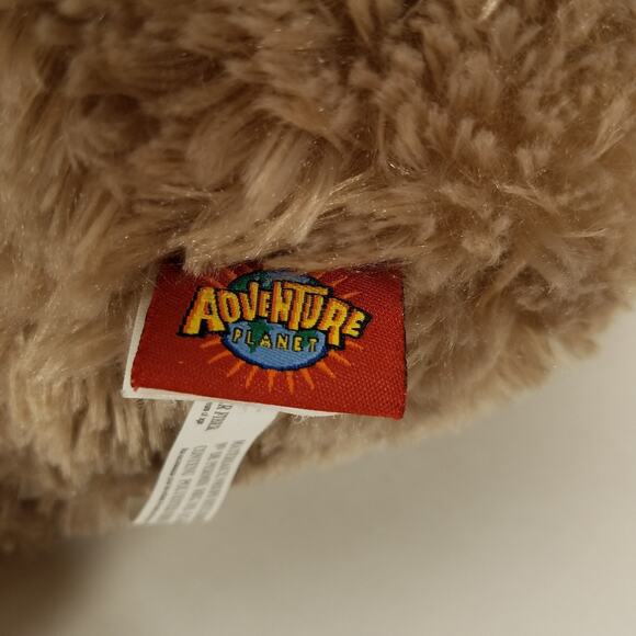 Adventure Planet Beige Sloth Plush 14" Stuffed Animal Toy Realistic - Picture 7 of 10